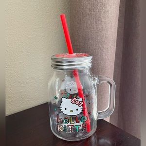 New Hello Kitty Mug with straw